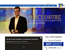 Tablet Screenshot of disclosure.hopetv.org